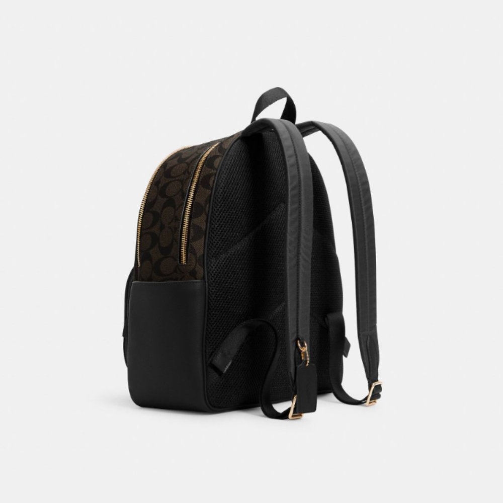 Coach Court Backpack In Signature Canvas - Picture 6 of 8